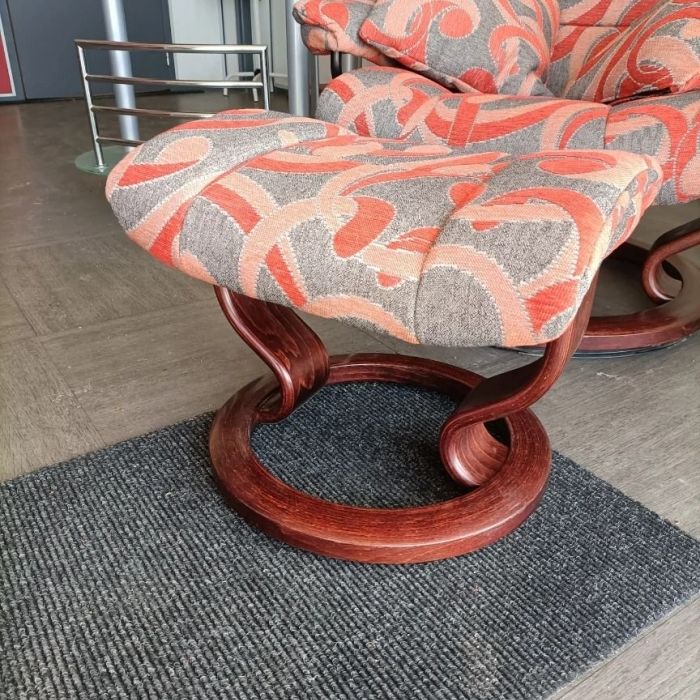 Recouvrement fauteuil avec repose pied