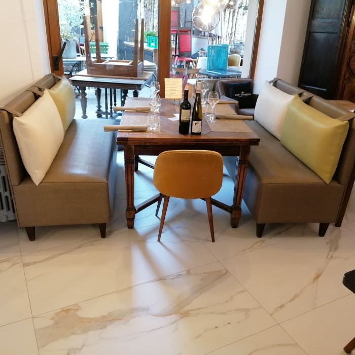 Rénovation du mobilier d'un restaurant