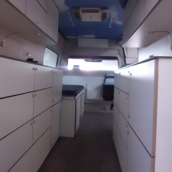 Aménagement d'une ambulance