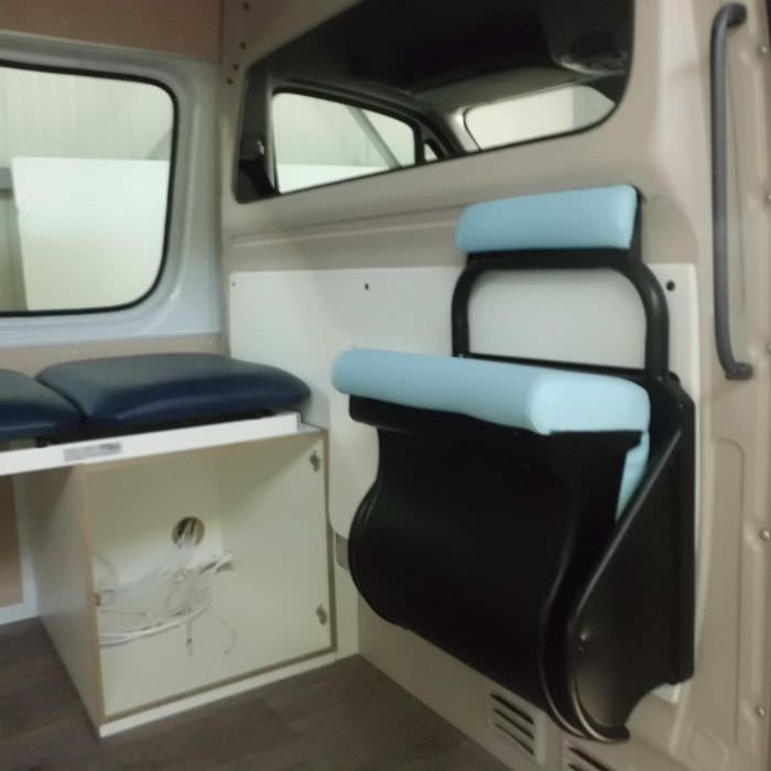 Aménagement d'une ambulance