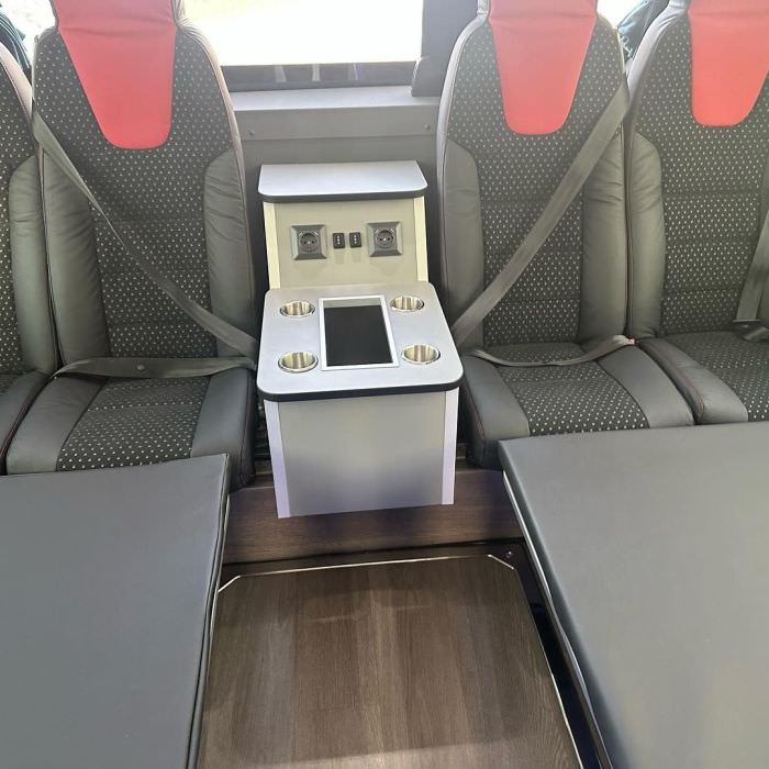 Equipement d'un bus sportif