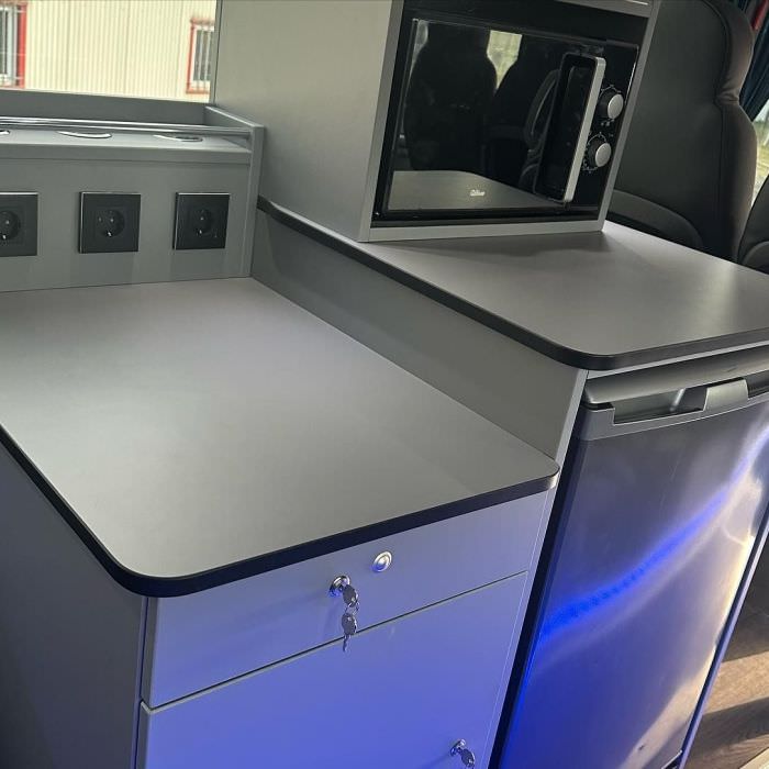 Equipement d'un bus sportif