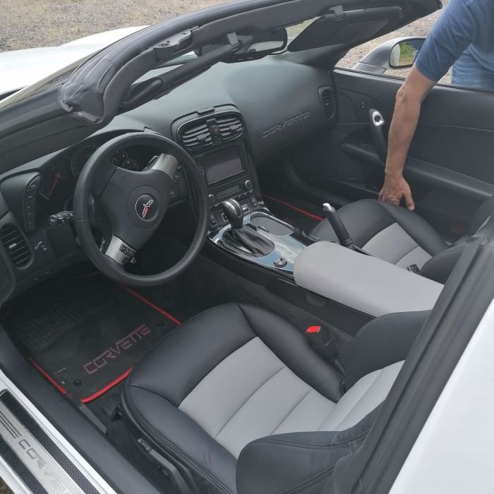 Réfection de sellerie sur Corvette