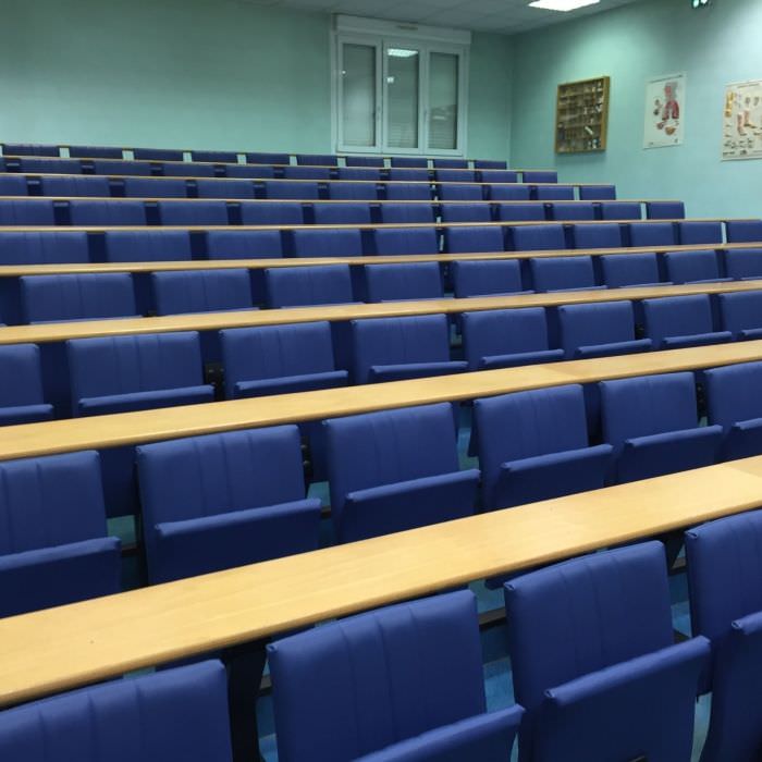 Rénovation des sièges d'un amphithéâtre