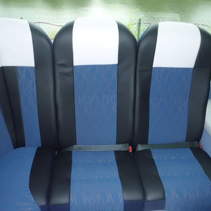 Rénovation de la sellerie d'un bus de voyage