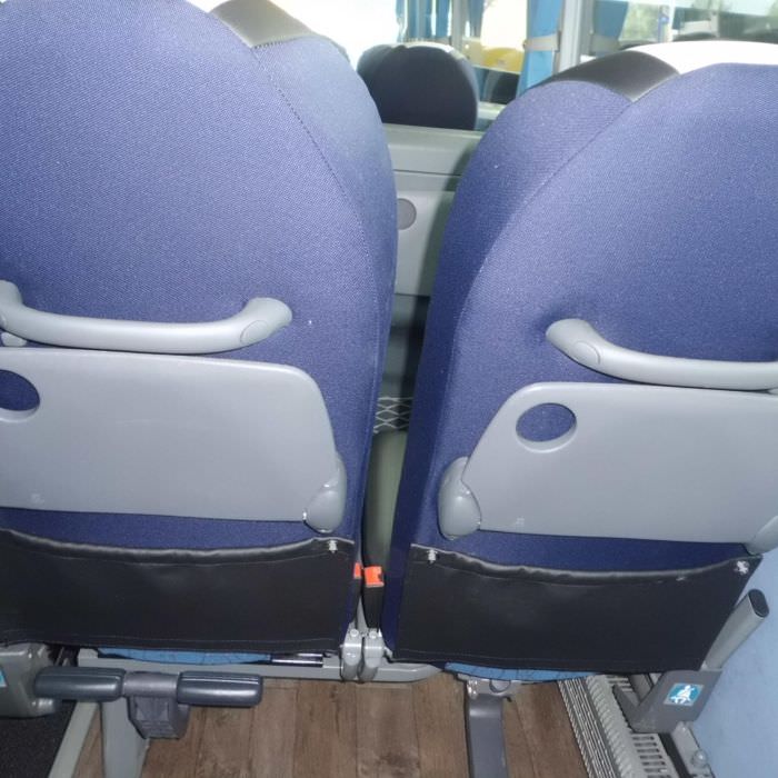 Rénovation de la sellerie d'un bus de voyage