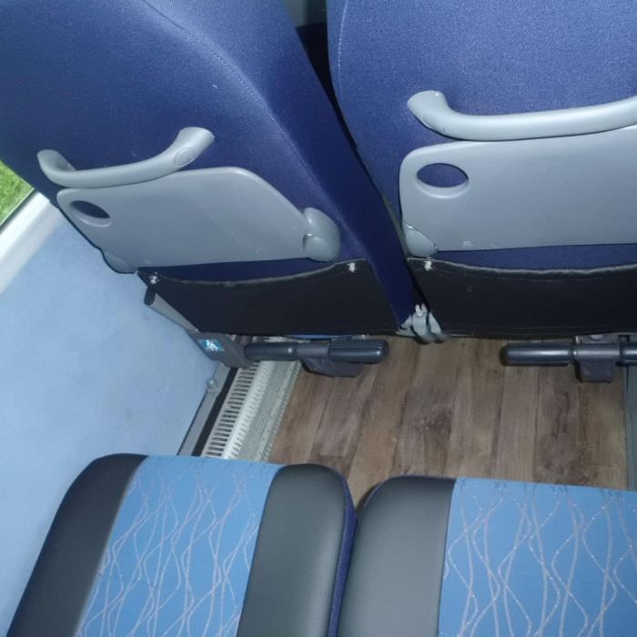 Rénovation de la sellerie d'un bus de voyage