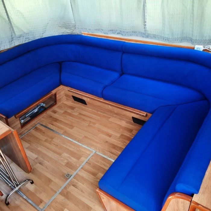 Rénovation banquette de bateau
