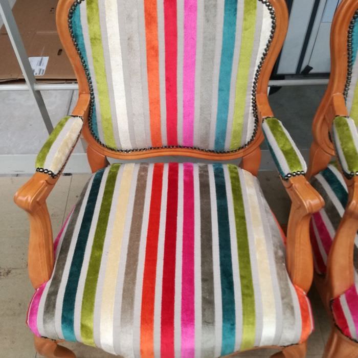 Restauration de fauteuils Voltaire